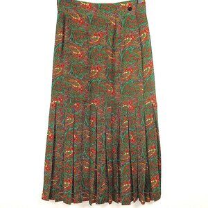 LIBERTY OF LONDON WOOL PLEATED SKIRT